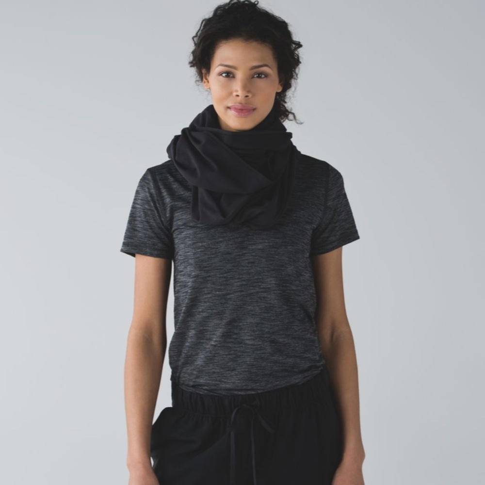 Lululemon Rulu Vinyasa Scarf – Black – One Size – NWT